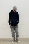 BORIS BIDJAN Saberi hooded sweater AW22 HOODY2 FTT00008 Black